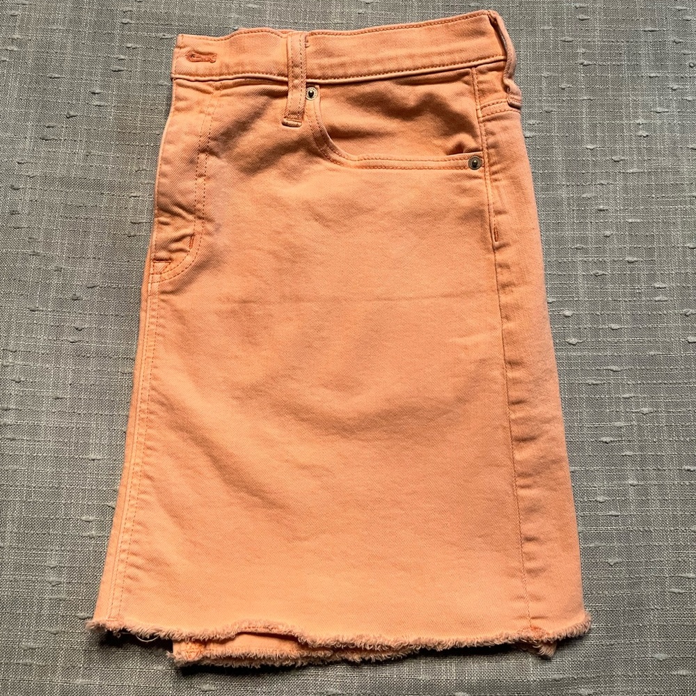 J Crew Mercantile Peach Mini-Skirt